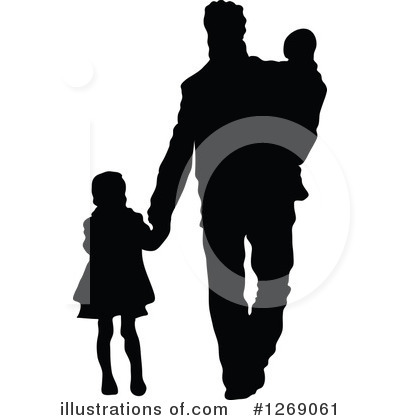 Silhouette Clipart #1269061 by Pushkin