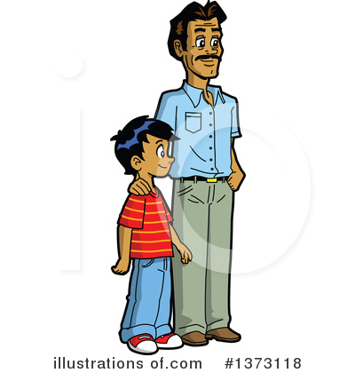 Royalty-Free (RF) Father Clipart Illustration by Clip Art Mascots - Stock Sample #1373118