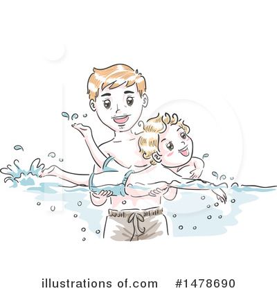 Royalty-Free (RF) Father Clipart Illustration by BNP Design Studio - Stock Sample #1478690
