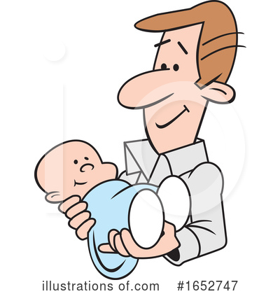 Dad Clipart #1652747 by Johnny Sajem