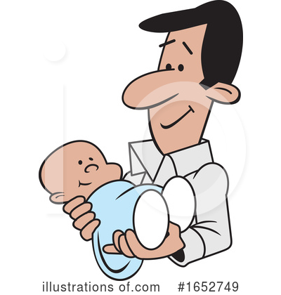 Father Clipart #1652749 by Johnny Sajem
