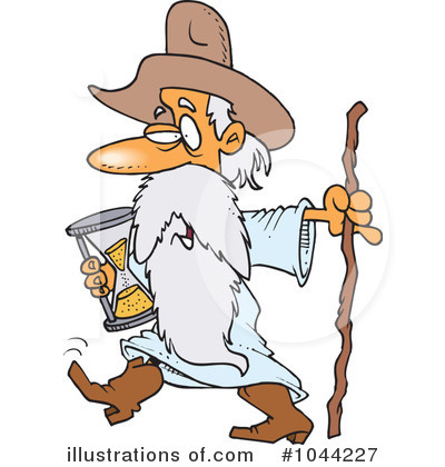 Royalty-Free (RF) Father Time Clipart Illustration by toonaday - Stock Sample #1044227