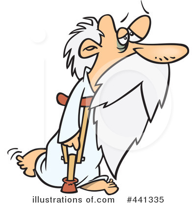 Royalty-Free (RF) Father Time Clipart Illustration by toonaday - Stock Sample #441335