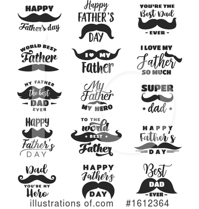 Royalty-Free (RF) Fathers Day Clipart Illustration by Vector Tradition SM - Stock Sample #1612364