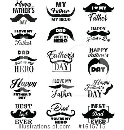 Fathers Day Clipart #1615715 by Vector Tradition SM