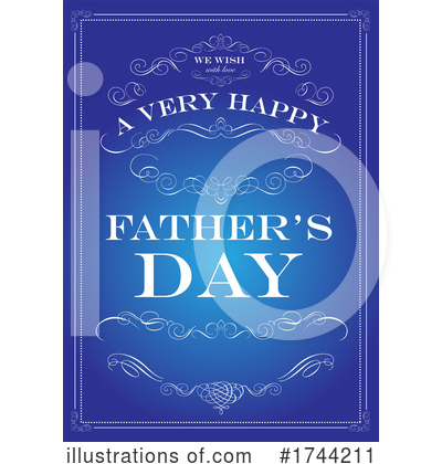 Royalty-Free (RF) Fathers Day Clipart Illustration by BestVector - Stock Sample #1744211