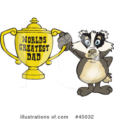 Royalty-Free (RF) Fathers Day Clipart Illustration by Dennis Holmes Designs - Stock Sample #45032