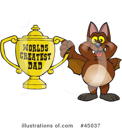 Royalty-Free (RF) Fathers Day Clipart Illustration by Dennis Holmes Designs - Stock Sample #45037