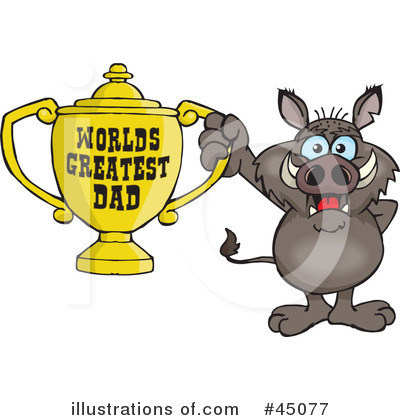 Royalty-Free (RF) Fathers Day Clipart Illustration by Dennis Holmes Designs - Stock Sample #45077