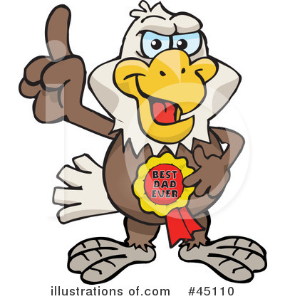 Eagle Clipart #45110 by Dennis Holmes Designs