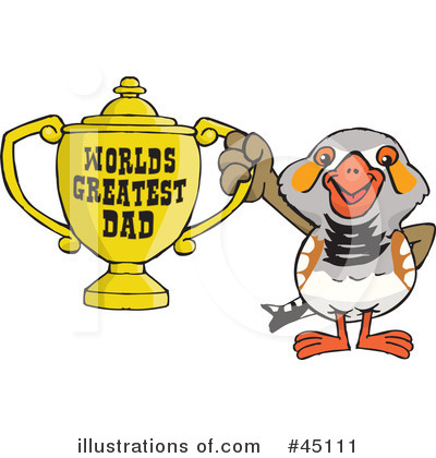 Royalty-Free (RF) Fathers Day Clipart Illustration by Dennis Holmes Designs - Stock Sample #45111
