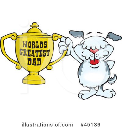 Royalty-Free (RF) Fathers Day Clipart Illustration by Dennis Holmes Designs - Stock Sample #45136