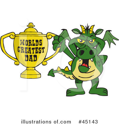 Royalty-Free (RF) Fathers Day Clipart Illustration by Dennis Holmes Designs - Stock Sample #45143