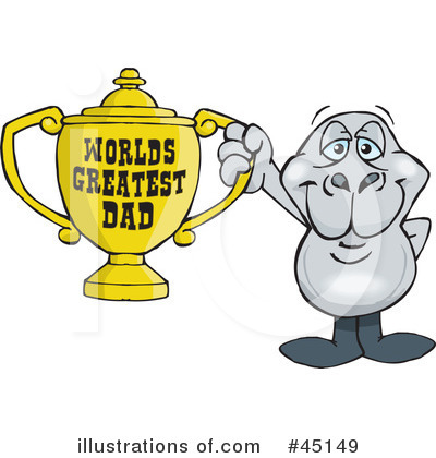 Royalty-Free (RF) Fathers Day Clipart Illustration by Dennis Holmes Designs - Stock Sample #45149