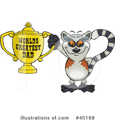 Lemur Clipart #45168 by Dennis Holmes Designs