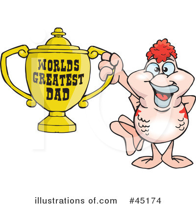 Royalty-Free (RF) Fathers Day Clipart Illustration by Dennis Holmes Designs - Stock Sample #45174