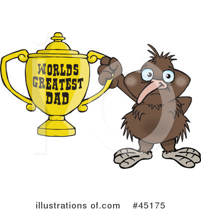 Royalty-Free (RF) Fathers Day Clipart Illustration by Dennis Holmes Designs - Stock Sample #45175