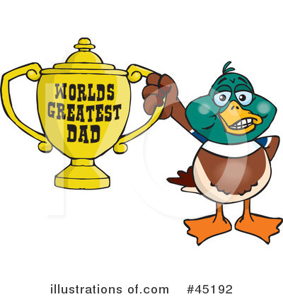 Mallard Duck Clipart #45192 by Dennis Holmes Designs