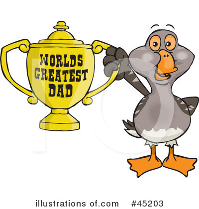 Royalty-Free (RF) Fathers Day Clipart Illustration by Dennis Holmes Designs - Stock Sample #45203