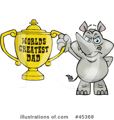 Royalty-Free (RF) Fathers Day Clipart Illustration by Dennis Holmes Designs - Stock Sample #45368