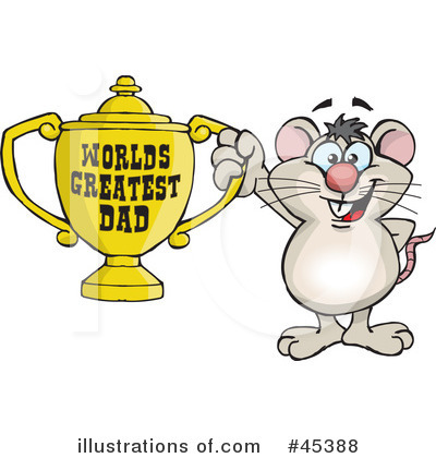 Royalty-Free (RF) Fathers Day Clipart Illustration by Dennis Holmes Designs - Stock Sample #45388
