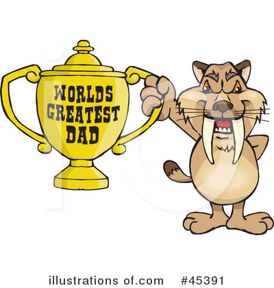 Royalty-Free (RF) Fathers Day Clipart Illustration by Dennis Holmes Designs - Stock Sample #45391