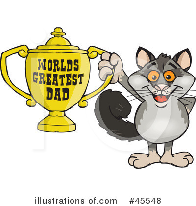 Royalty-Free (RF) Fathers Day Clipart Illustration by Dennis Holmes Designs - Stock Sample #45548