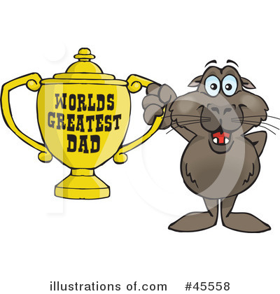 Royalty-Free (RF) Fathers Day Clipart Illustration by Dennis Holmes Designs - Stock Sample #45558