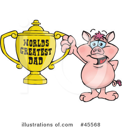 Royalty-Free (RF) Fathers Day Clipart Illustration by Dennis Holmes Designs - Stock Sample #45568