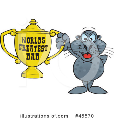 Royalty-Free (RF) Fathers Day Clipart Illustration by Dennis Holmes Designs - Stock Sample #45570