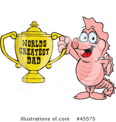 Royalty-Free (RF) Fathers Day Clipart Illustration by Dennis Holmes Designs - Stock Sample #45575