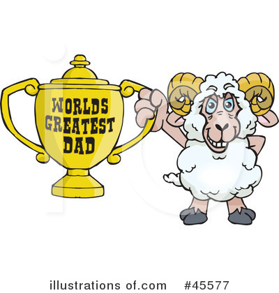 Royalty-Free (RF) Fathers Day Clipart Illustration by Dennis Holmes Designs - Stock Sample #45577
