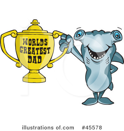 Hammerhead Shark Clipart #45578 by Dennis Holmes Designs