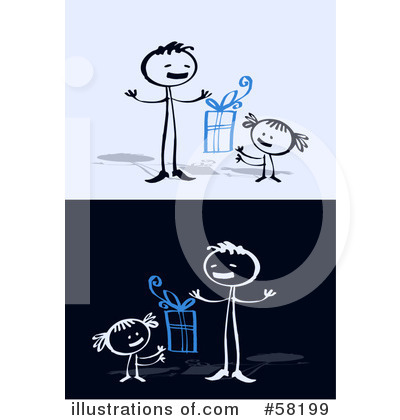 Royalty-Free (RF) Fathers Day Clipart Illustration by NL shop - Stock Sample #58199