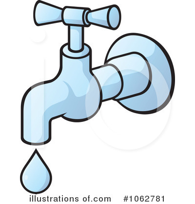 Royalty-Free (RF) Faucet Clipart Illustration by Any Vector - Stock Sample #1062781