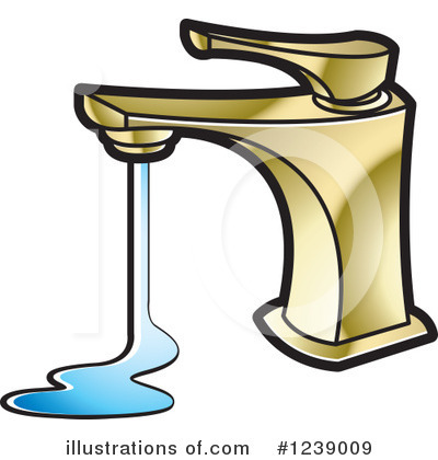 Royalty-Free (RF) Faucet Clipart Illustration by Lal Perera - Stock Sample #1239009