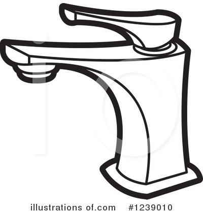 Royalty-Free (RF) Faucet Clipart Illustration by Lal Perera - Stock Sample #1239010