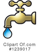 Faucet Clipart #1239017 by Lal Perera