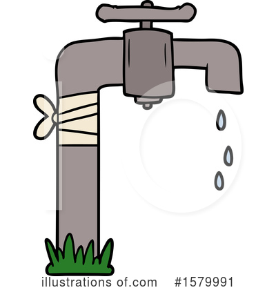Royalty-Free (RF) Faucet Clipart Illustration by lineartestpilot - Stock Sample #1579991