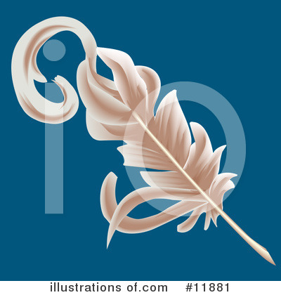 Royalty-Free (RF) Feather Clipart Illustration by AtStockIllustration - Stock Sample #11881
