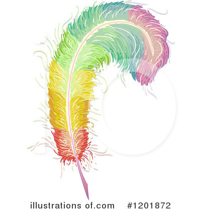 Royalty-Free (RF) Feather Clipart Illustration by BNP Design Studio - Stock Sample #1201872