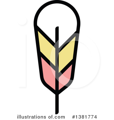 Royalty-Free (RF) Feather Clipart Illustration by elena - Stock Sample #1381774