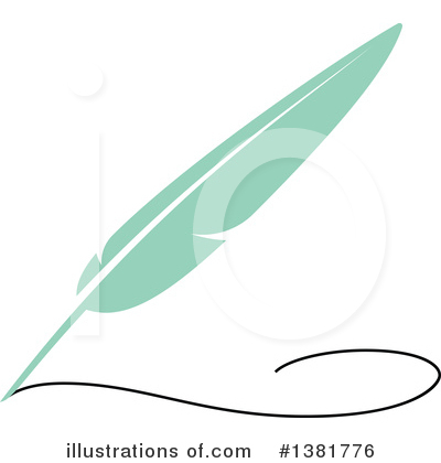Royalty-Free (RF) Feather Clipart Illustration by elena - Stock Sample #1381776