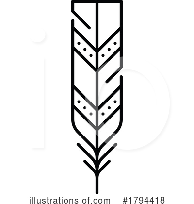 Feathers Clipart #1794418 by Vector Tradition SM