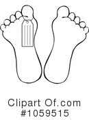 Feet Clipart #1059515 by djart