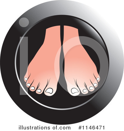 Royalty-Free (RF) Feet Clipart Illustration by Lal Perera - Stock Sample #1146471