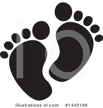 Royalty-Free (RF) Feet Clipart Illustration by ColorMagic - Stock Sample #1440186