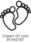 Feet Clipart #1440187 by ColorMagic