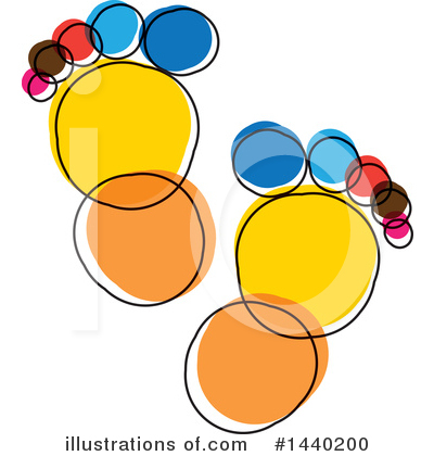 Royalty-Free (RF) Feet Clipart Illustration by ColorMagic - Stock Sample #1440200