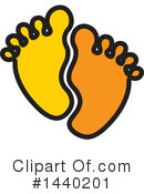Feet Clipart #1440201 by ColorMagic
